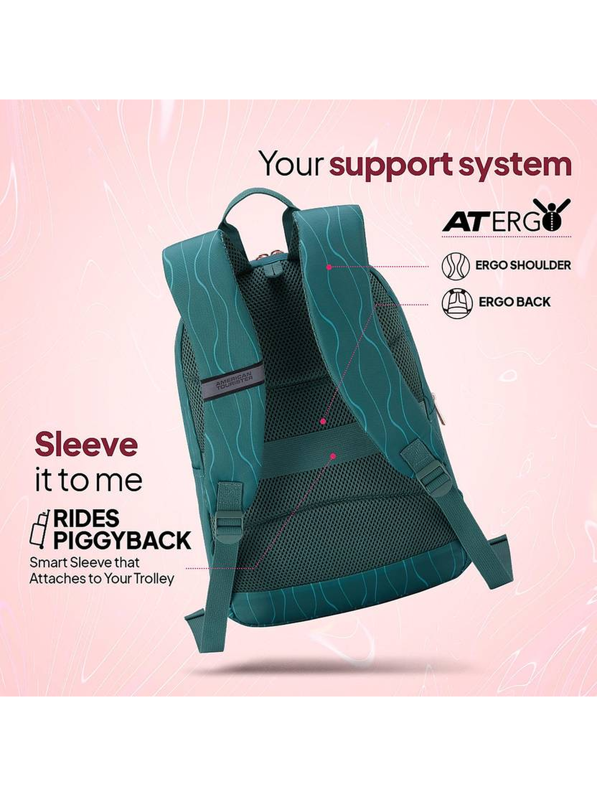 American Tourister BELLA 4.0 Best Travel Backpack