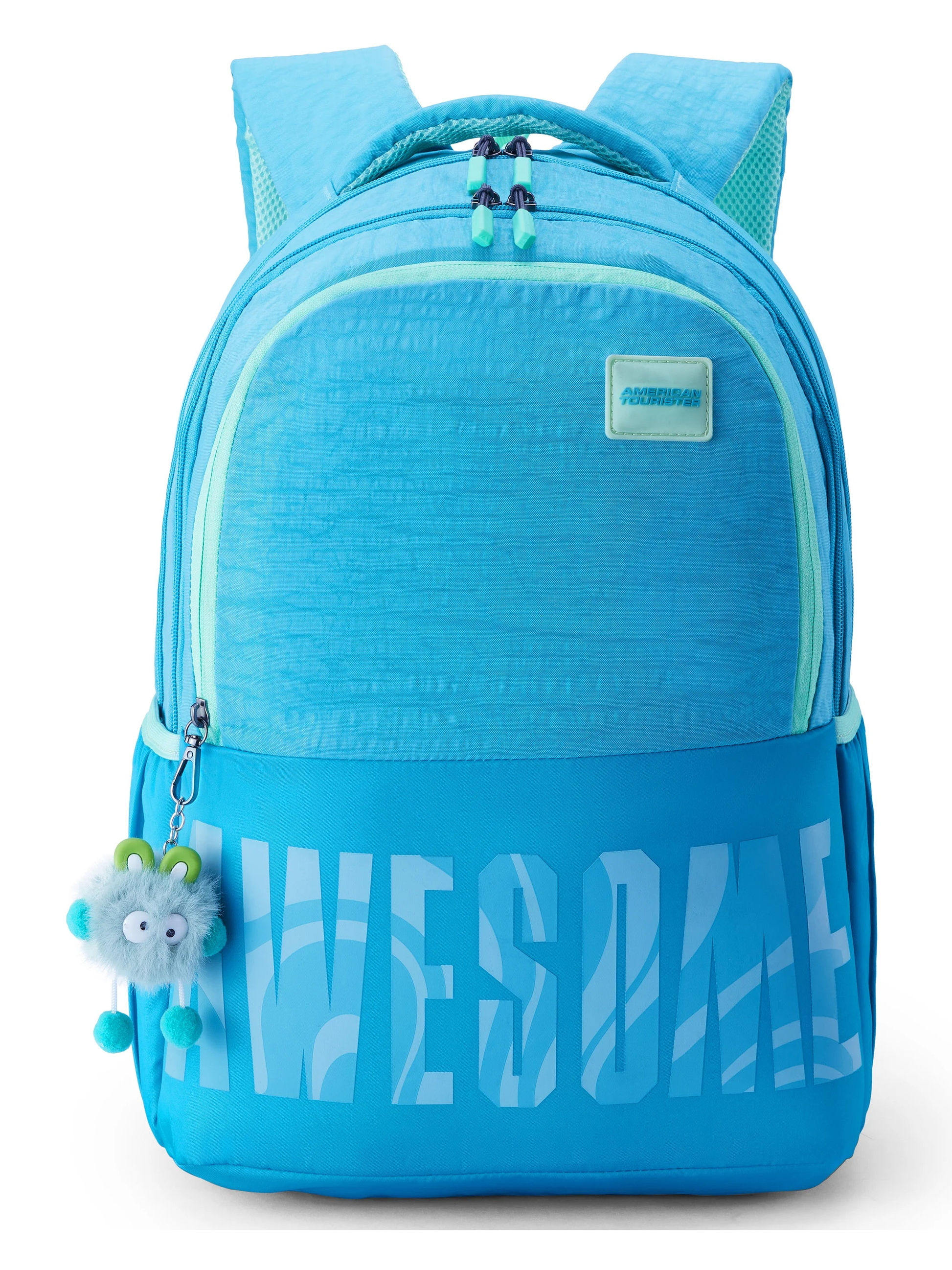 American Tourister Blue Branded Backpack for Ladies​