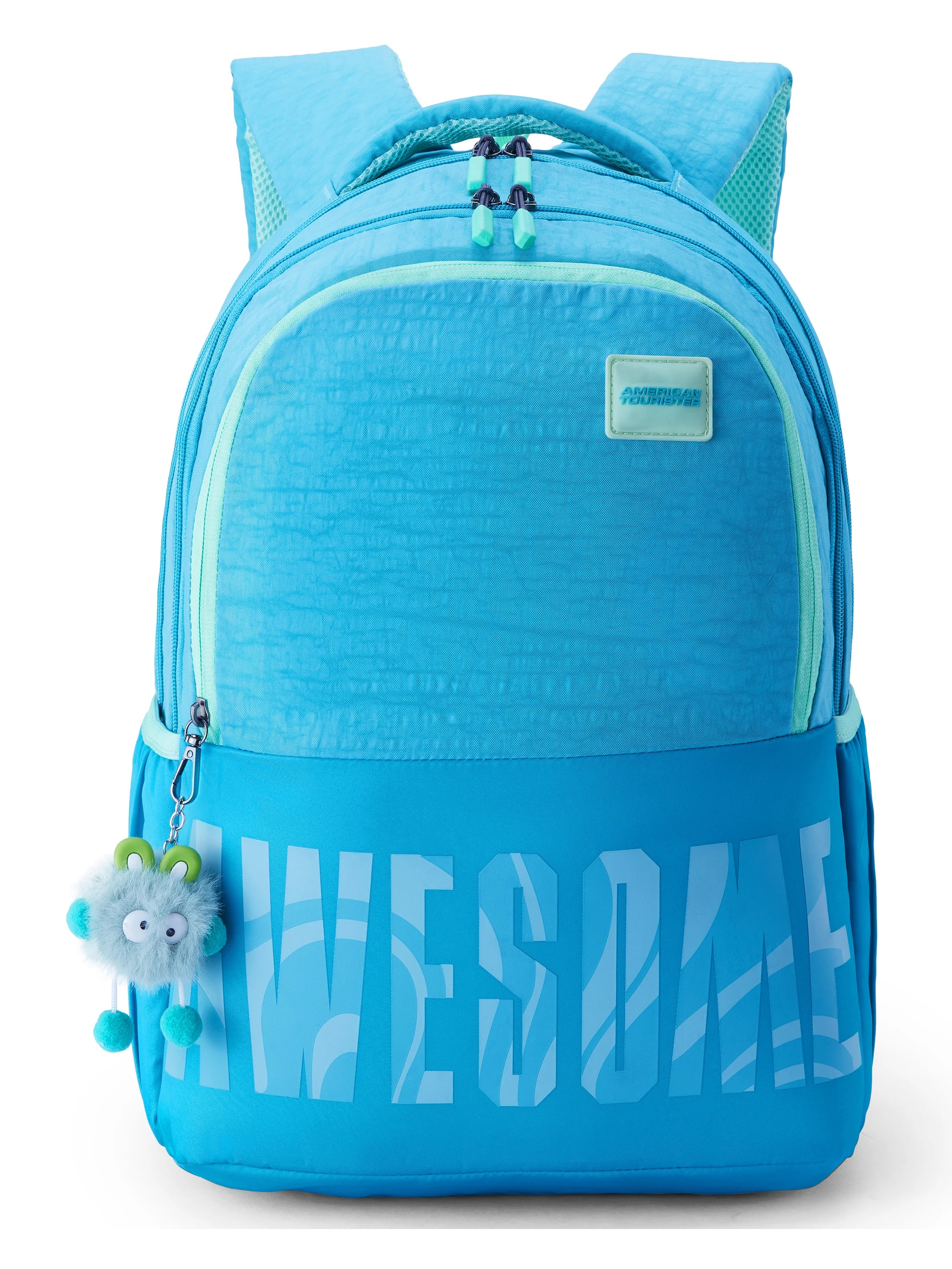 American Tourister Blue Branded Backpack for Ladies​