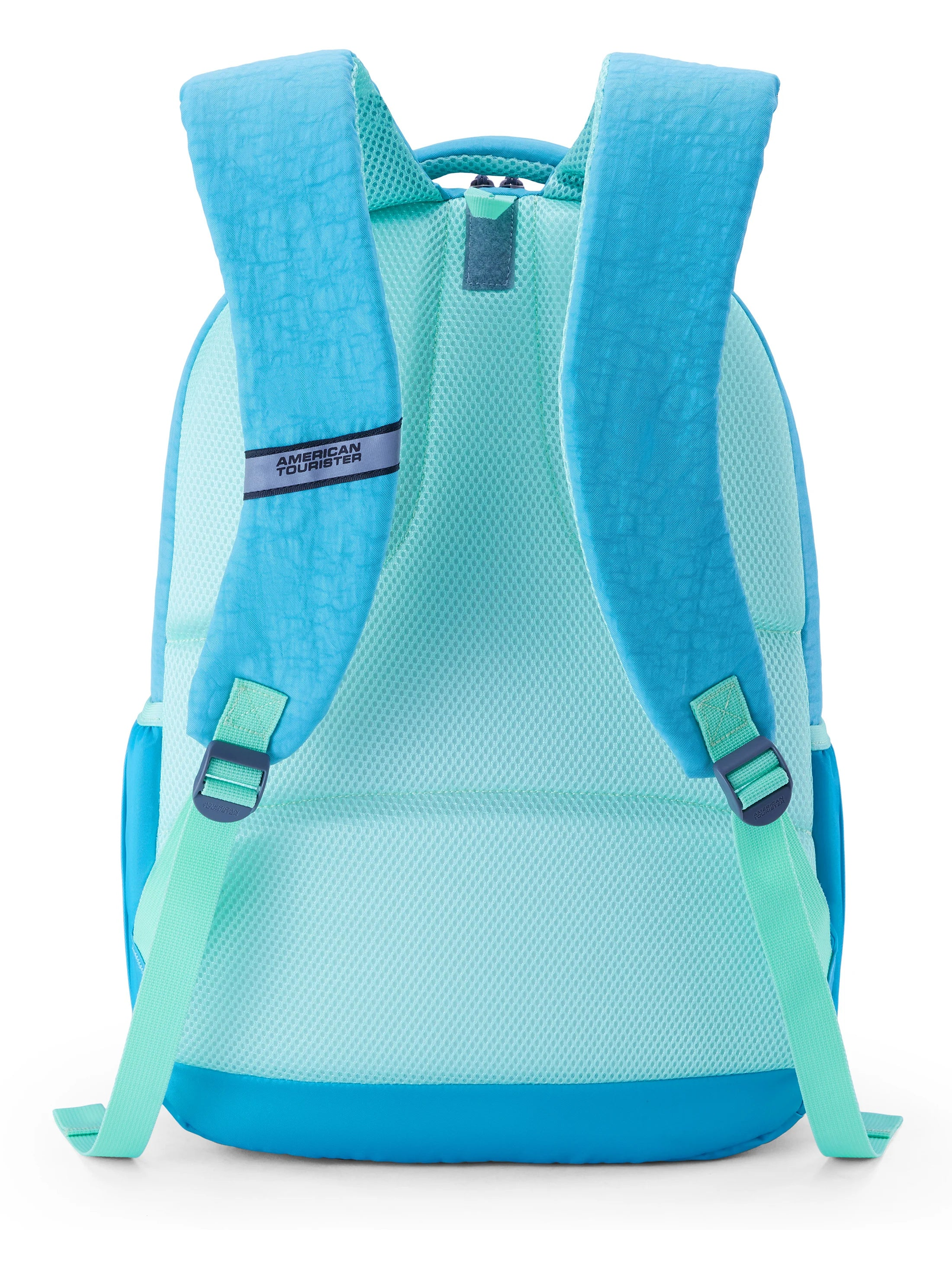 American Tourister Blue Branded Backpack for Ladies​