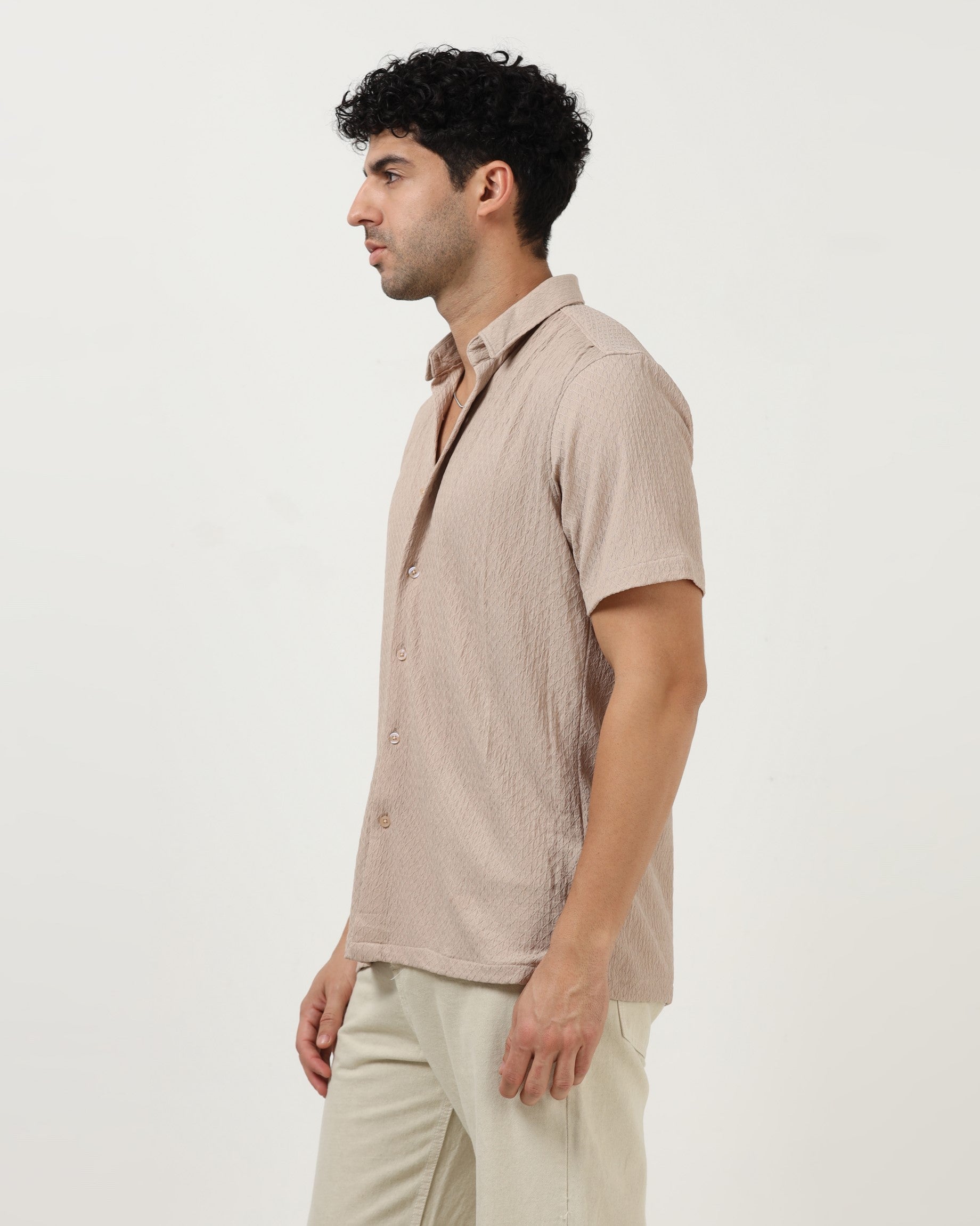 HALO Beige Knit Shirt