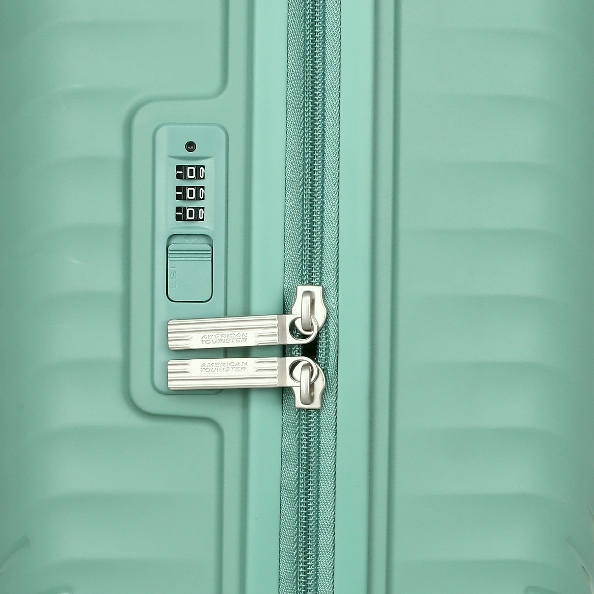 American Tourister Luggage Hard Trolley-Green