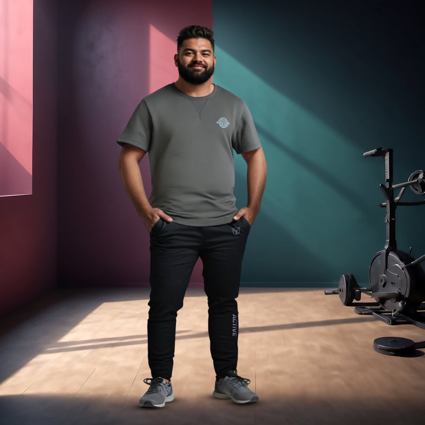 Men Performance Track Pants-Plus Size