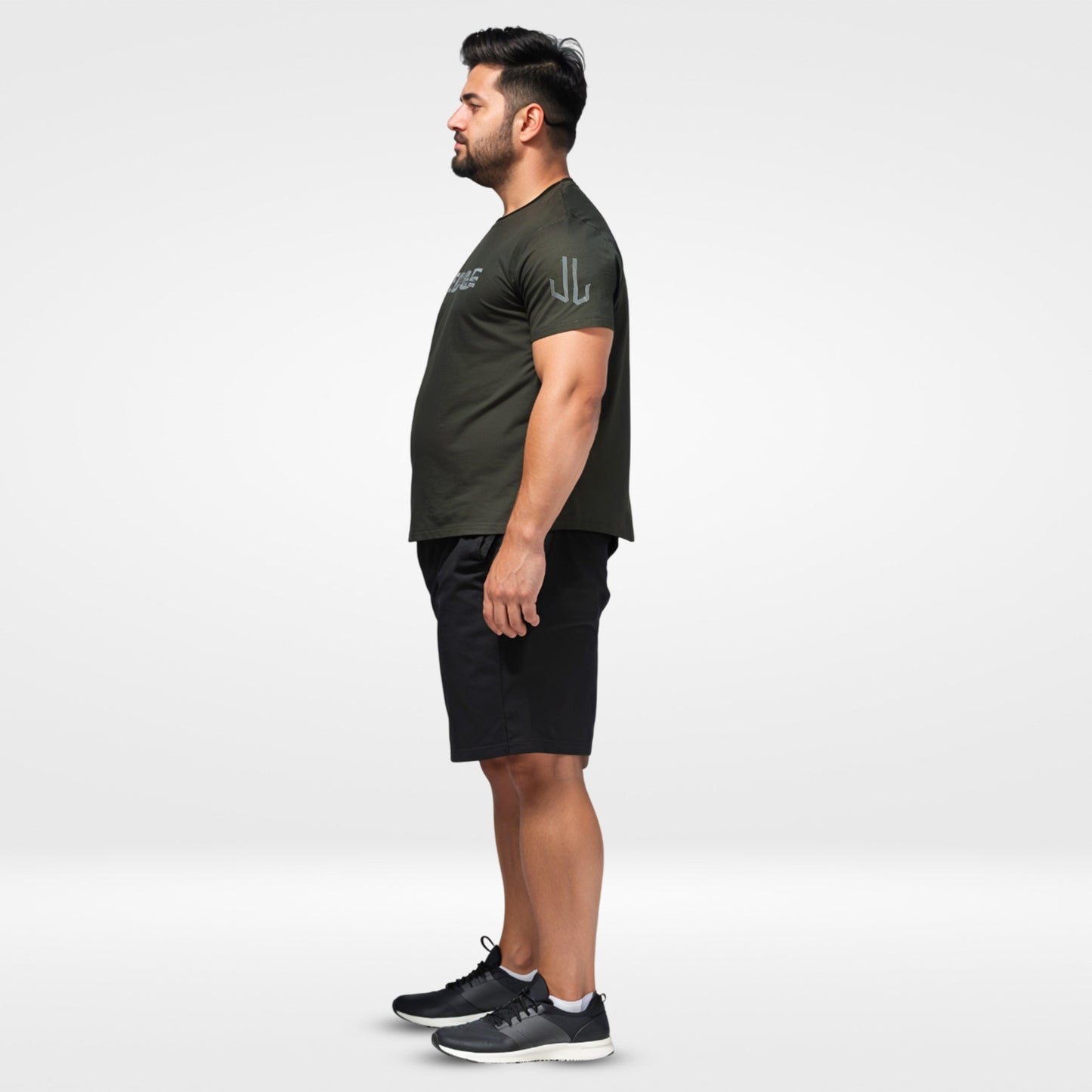 Active Crew neck printed reversable performance Tee