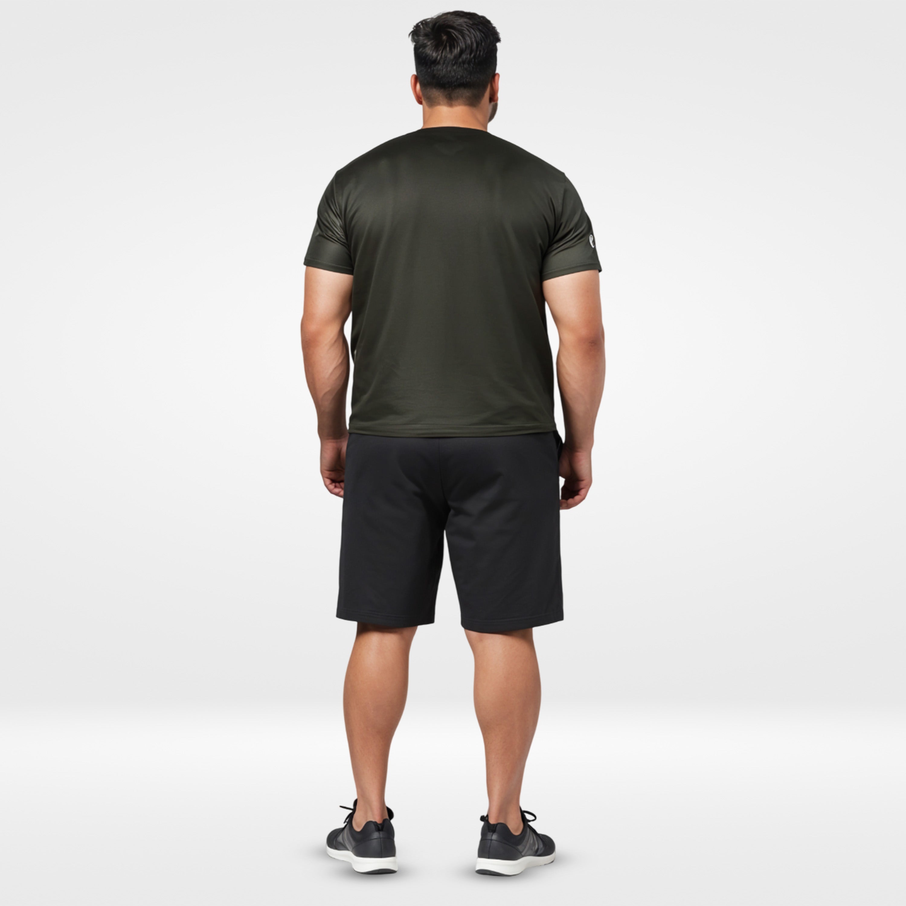 Active Crew neck printed reversable performance Tee