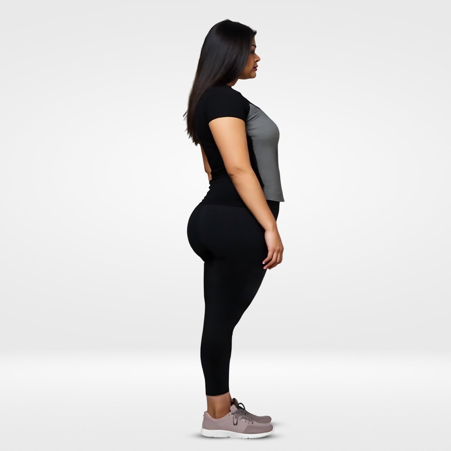 Swiftlux: Active Grown On Sleeve Tee-Plus Size
