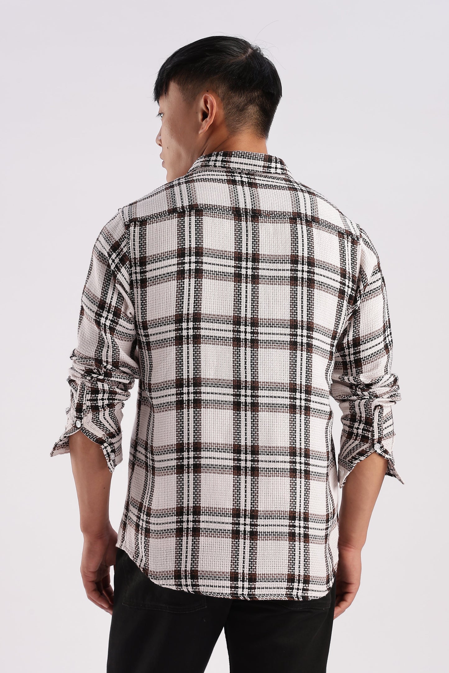 Men Mocklino Shirts-White