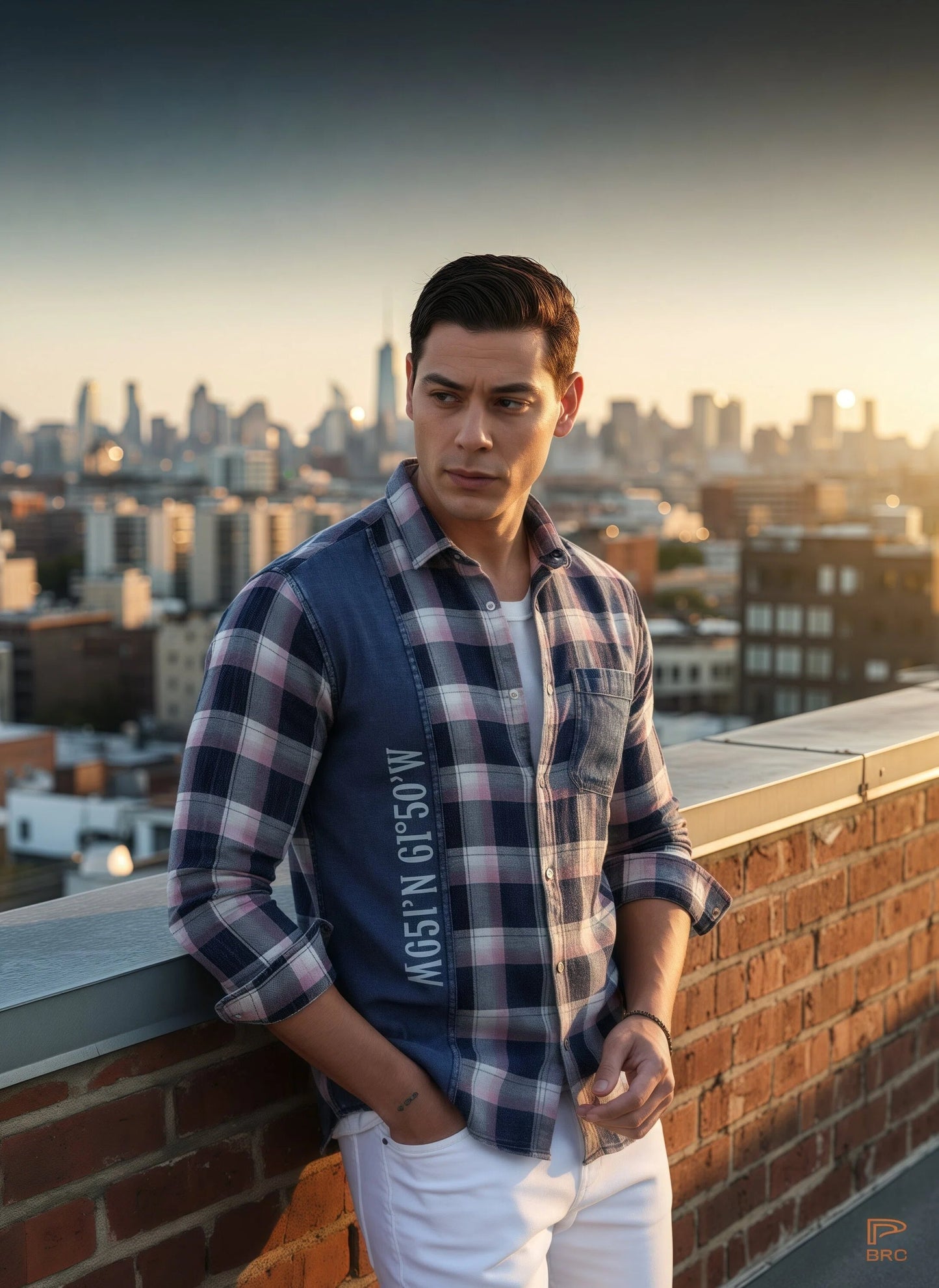 Urban Indigo Cotton Denim Shirt