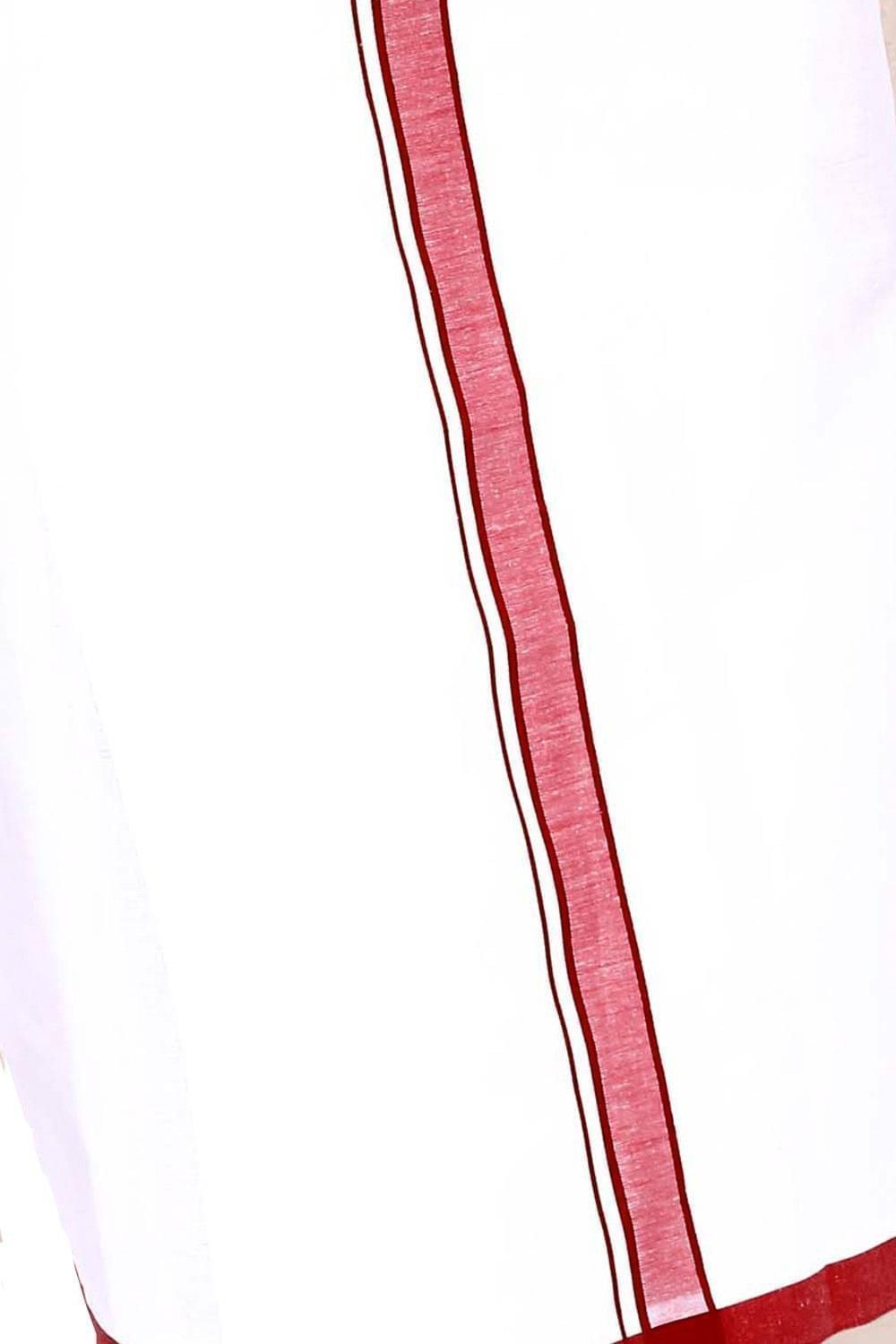 Stylish Red Dhoti Set for Men
