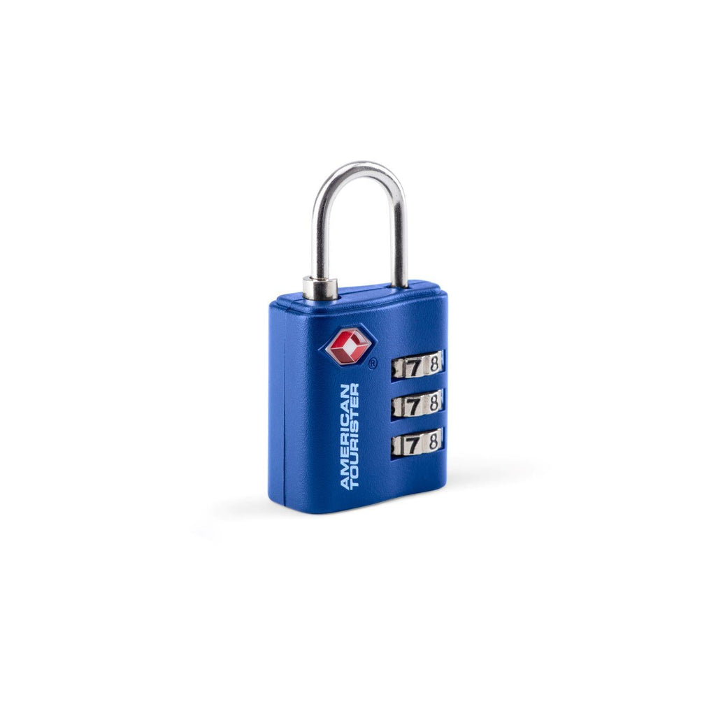 AMT TSA 3-DIAL COMBI LOCK BLU
