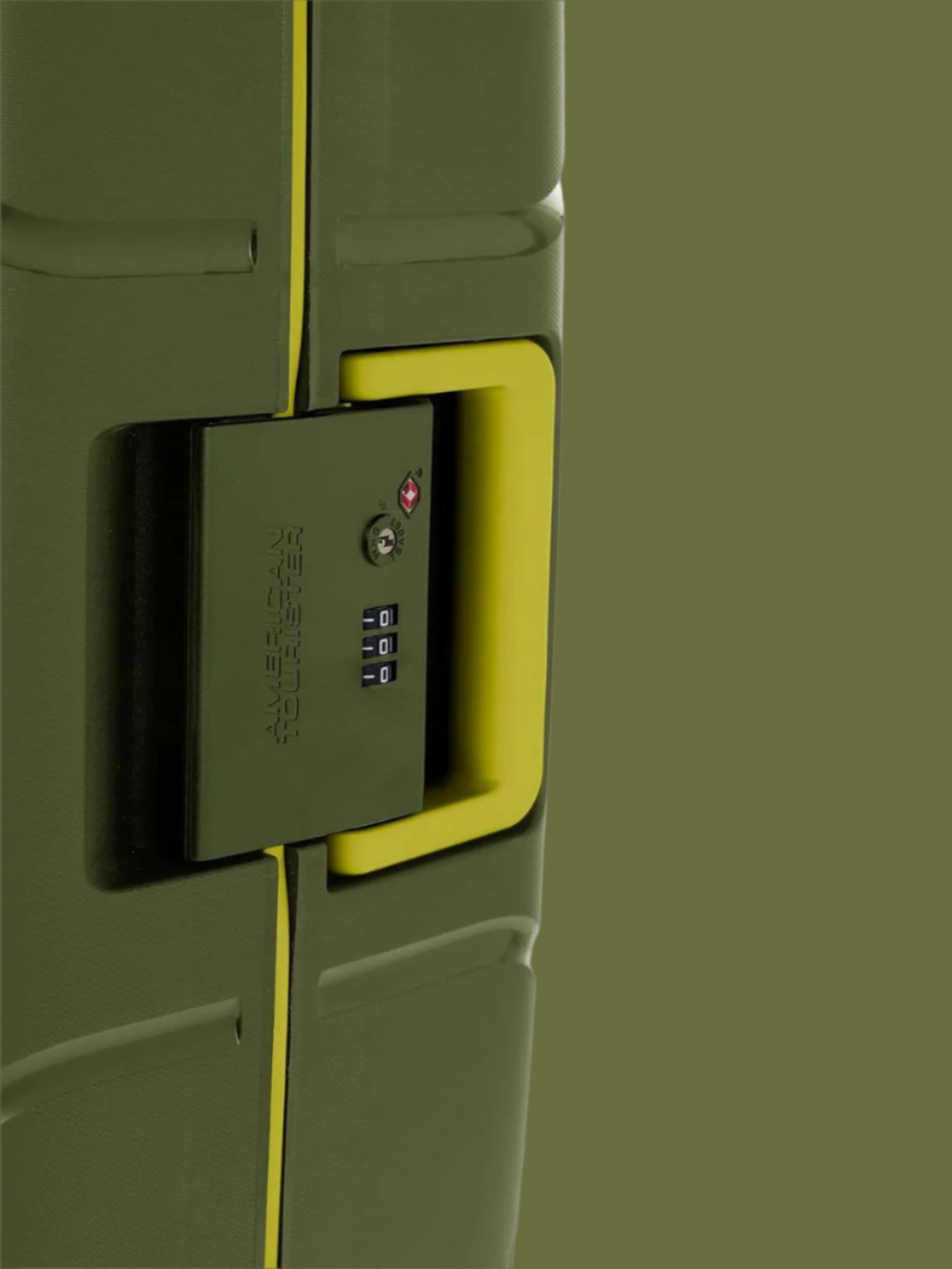 American Tourister Circurity Green Hard Trolley