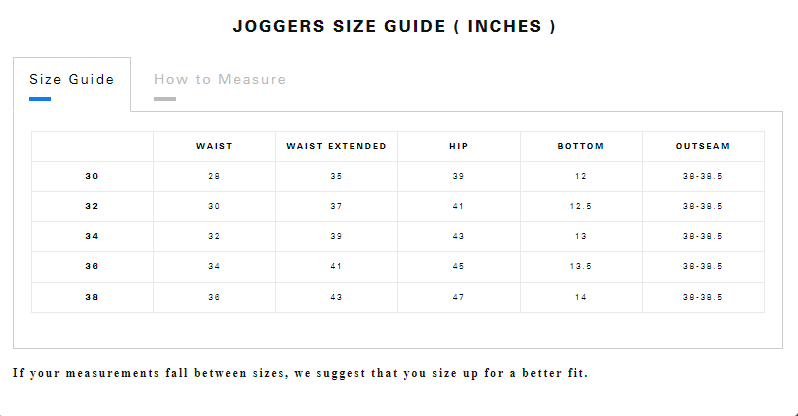 Size Guide