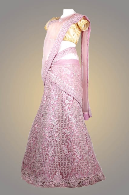 Gajiwala Women Lehanga Sebo Z 6154 Onion Pink