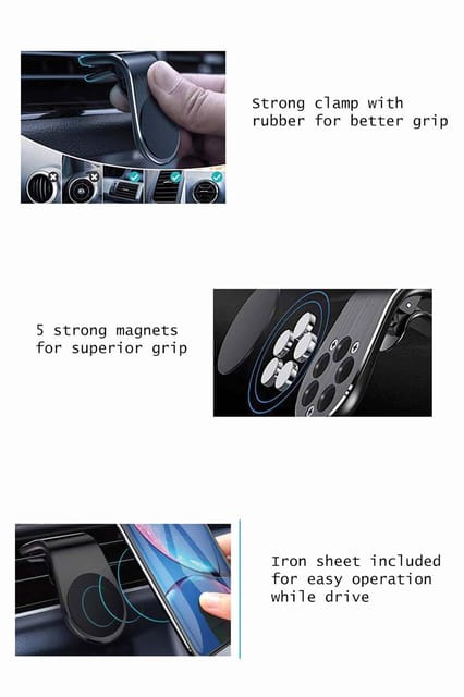 Puthusu Ac Vent Car Magnetic Phone Holder E 240