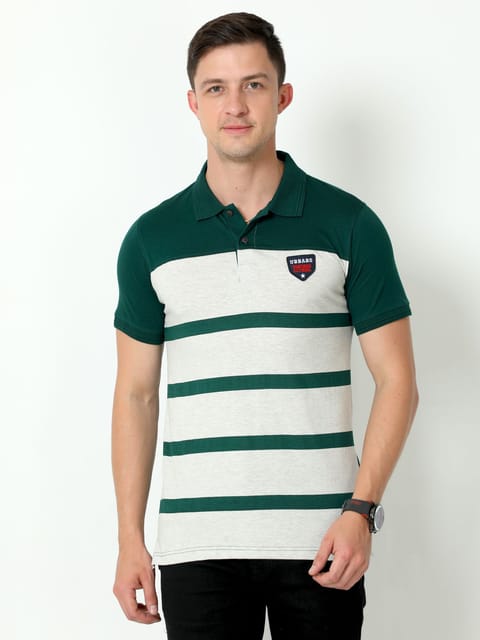 Urbaro B.Green Half Sleeve Polo T-Shirt