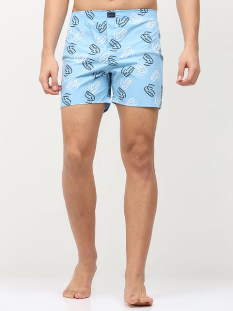 Blue Boxer Shorts