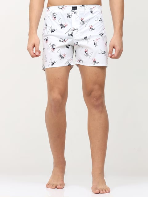 White Boxer Shorts