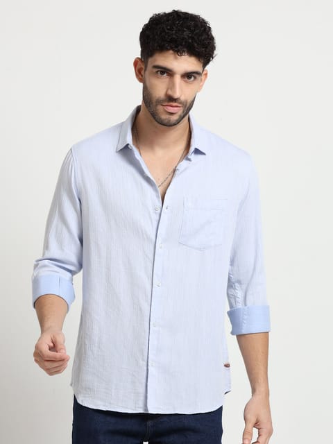 Cobalt Dobby Classic Wave Shirt