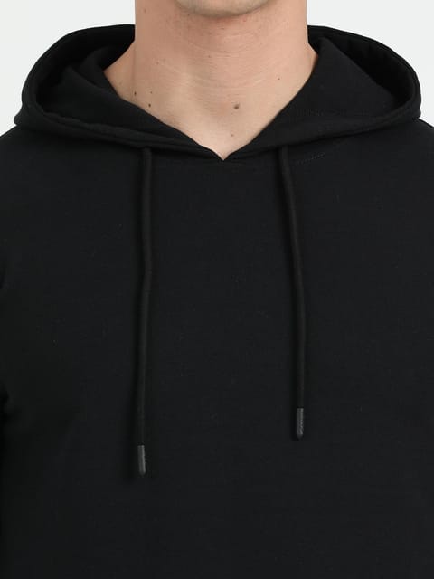Sustainable Black Hoodie