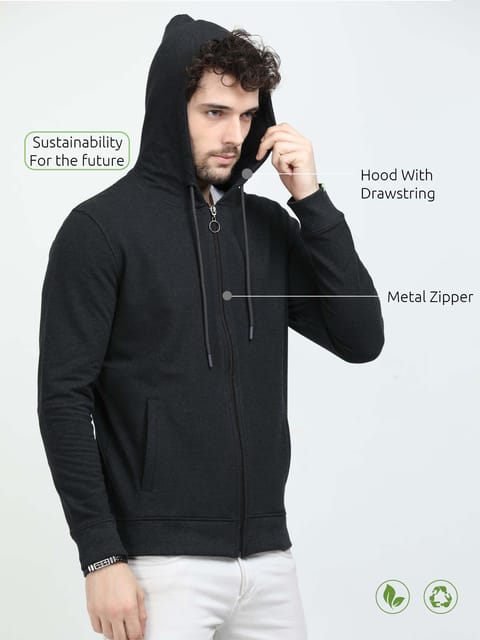 Sustainable Charcoal Hoodie