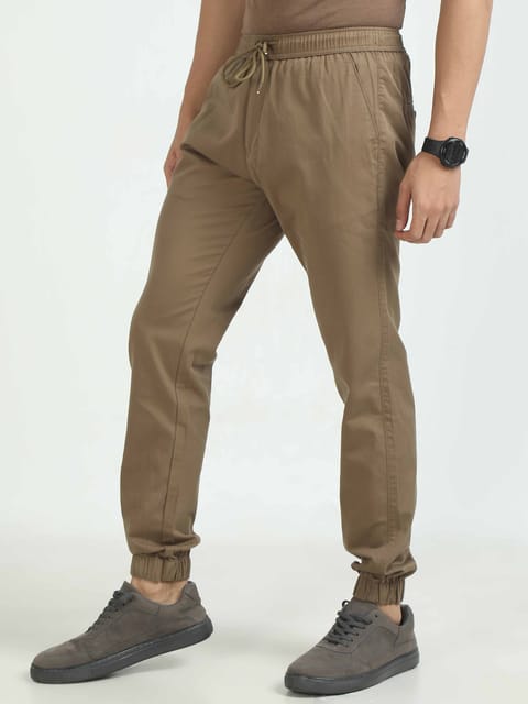 Men Air Joggers-Khakhi